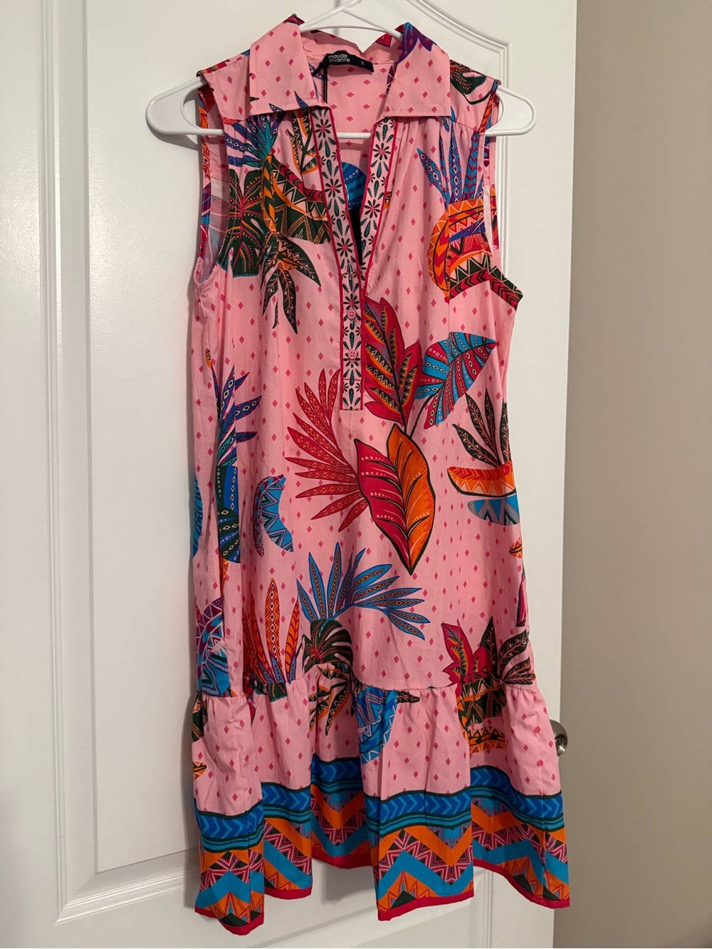 MAUDE VIVANTE BANANA BAROQUE LUNA DRESS.